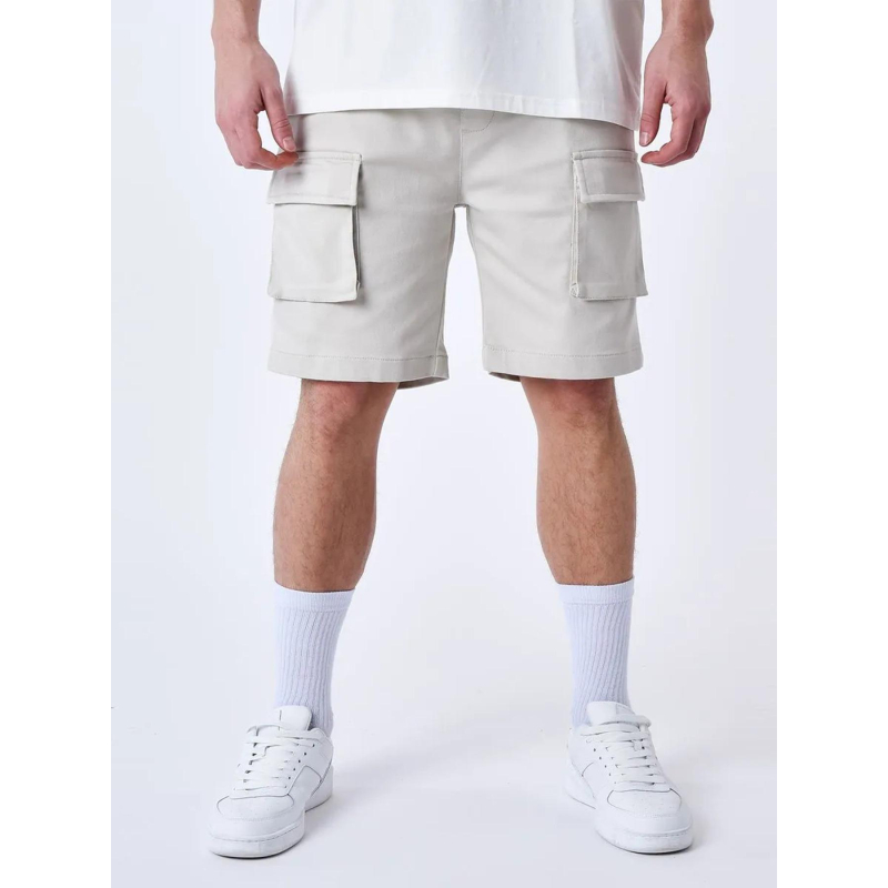 Short cargo uni beige homme - Project X Paris