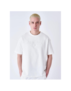 T-shirt logo brodé blanc homme - Project x Paris