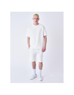 T-shirt logo brodé blanc homme - Project x Paris