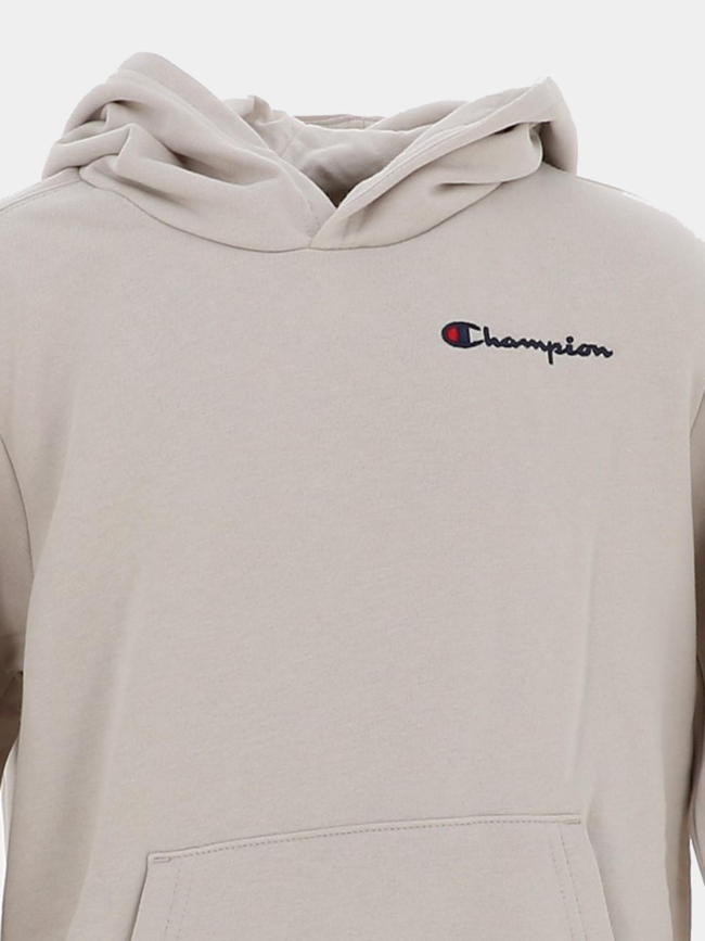 Sweat logo brodé beige enfant - Champion