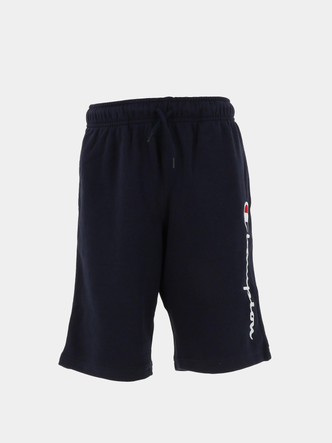 Short jogging logo brodé bleu marine garçon - Champion