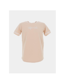 T-shirt logo brodé beige garçon - Project X Paris