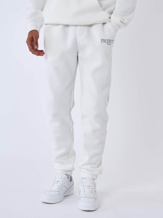 Jogging brodé blanc homme - Project X Paris