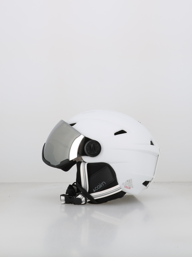 Casque de ski electron visor blanc adulte - Cairn