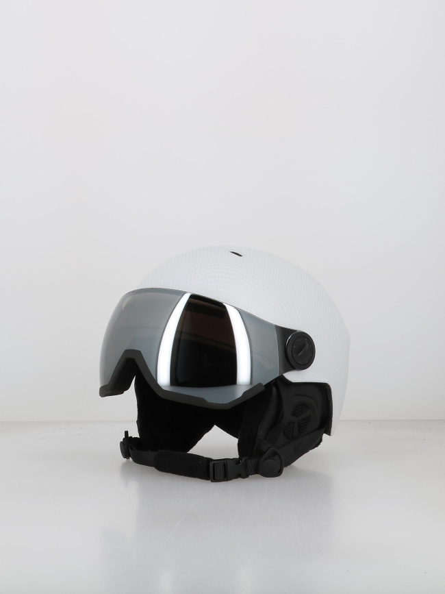 Casque de ski visor carbon blanc adulte - Prosurf