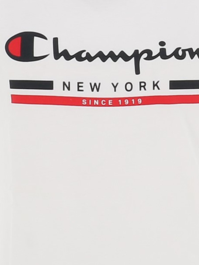 T-shirt crewneck new york blanc enfant - Champion