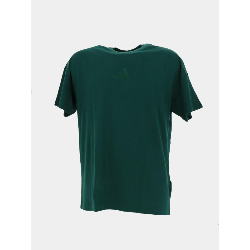 T-shirt logo brodé szn oversize vert homme - Adidas