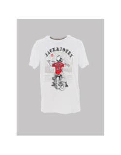 T-shirt skull rock blanc enfant - Jack & Jones