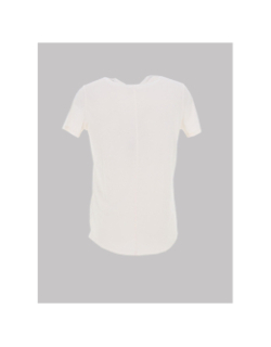 T-shirt uni slim jaspe écru homme - Tommy Jeans