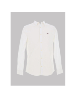 Chemise slim entry poplin blanc homme - Tommy Jeans