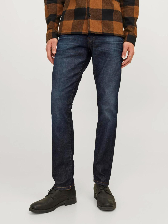 Jean slim glenn icon 919 bleu marine homme - Jack & Jones