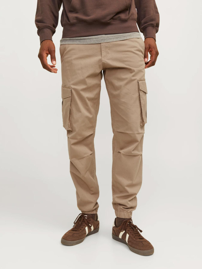 Pantalon cargo kane noah marron homme - Jack & Jones