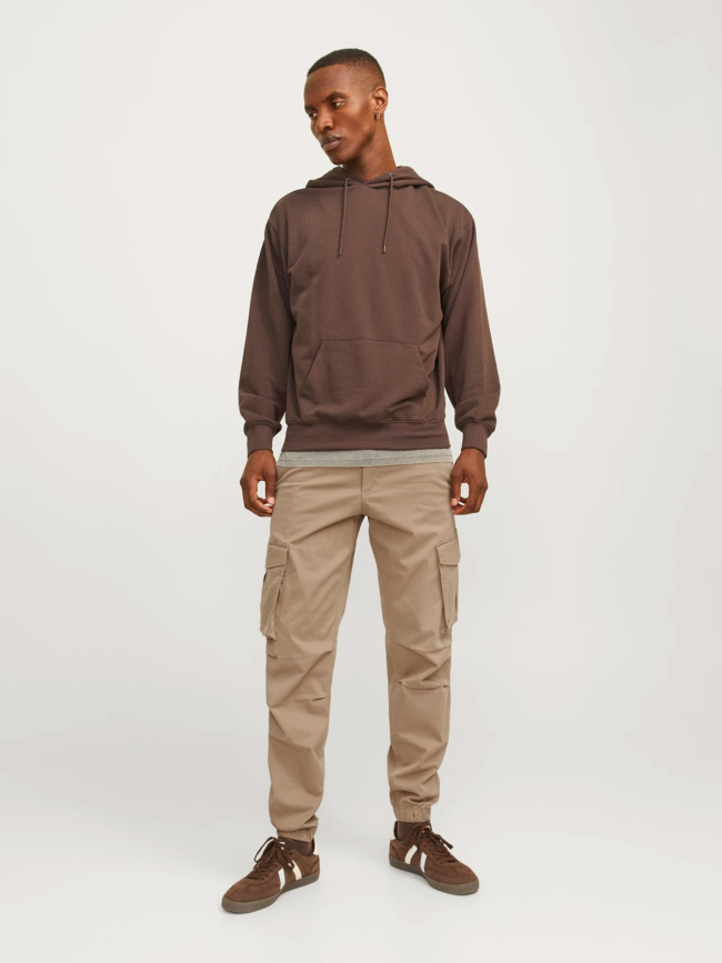 Pantalon cargo kane noah marron homme - Jack & Jones