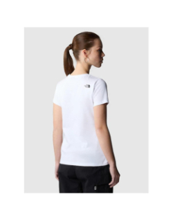 T-shirt easy logo blanc femme - The North Face