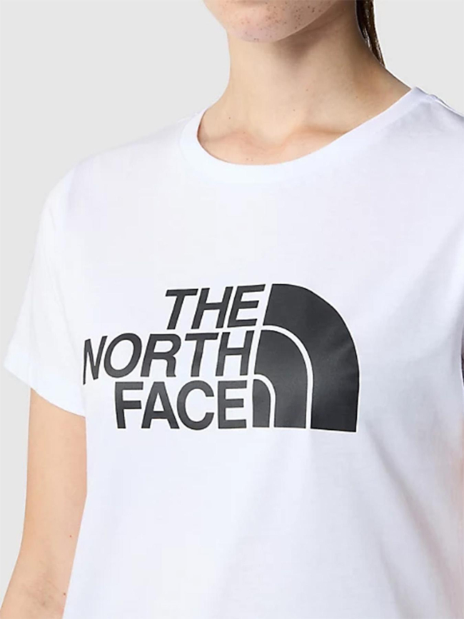 T-shirt easy logo blanc femme - The North Face