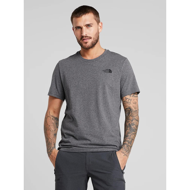 T-shirt simple dome gris homme - The North Face