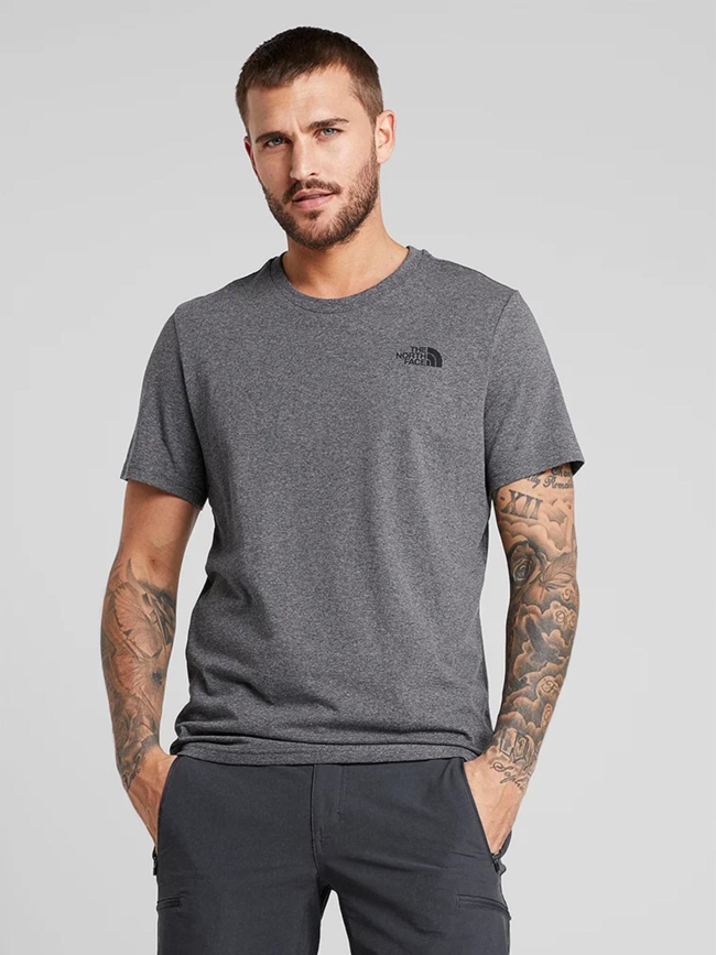 T-shirt simple dome gris homme - The North Face