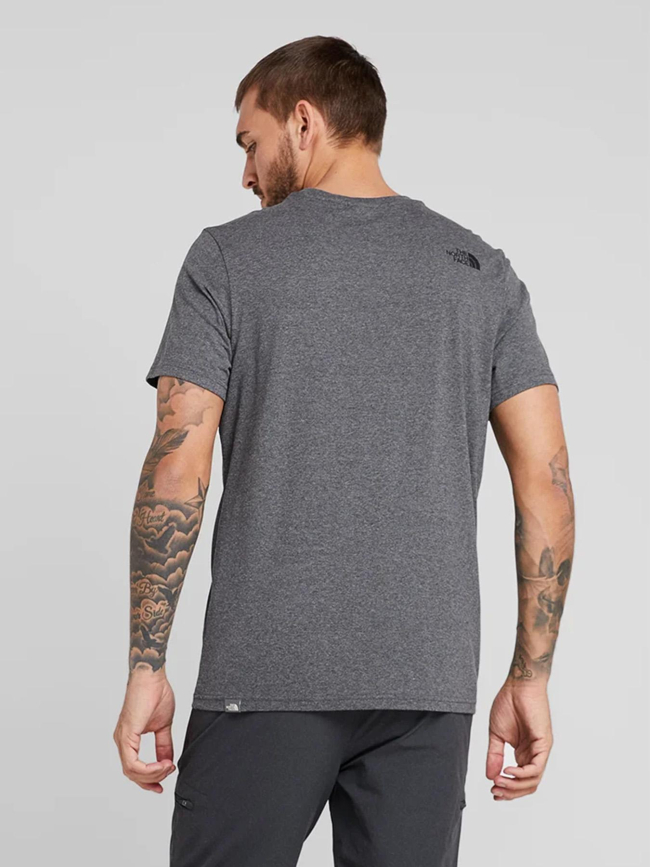 T-shirt simple dome gris homme - The North Face