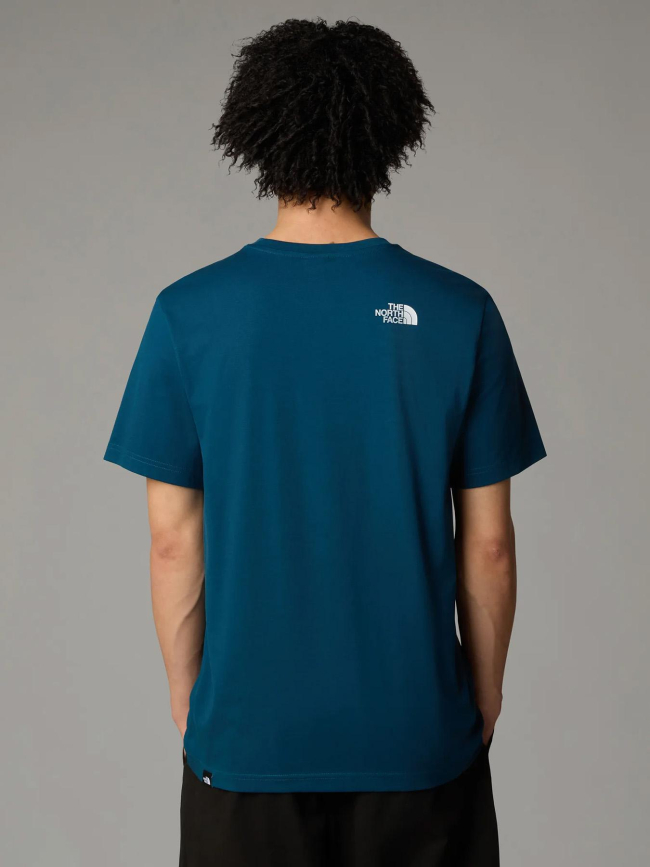 T-shirt simple dome bleu pétrole homme - The North Face