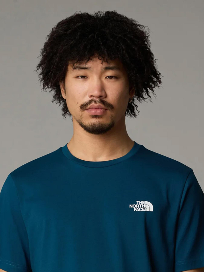 T-shirt simple dome bleu pétrole homme - The North Face