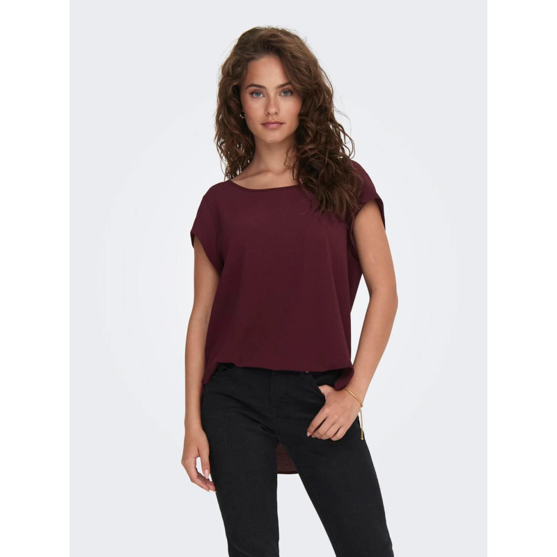 Top vic rouge brique femme - Only