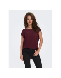 Top vic rouge brique femme - Only