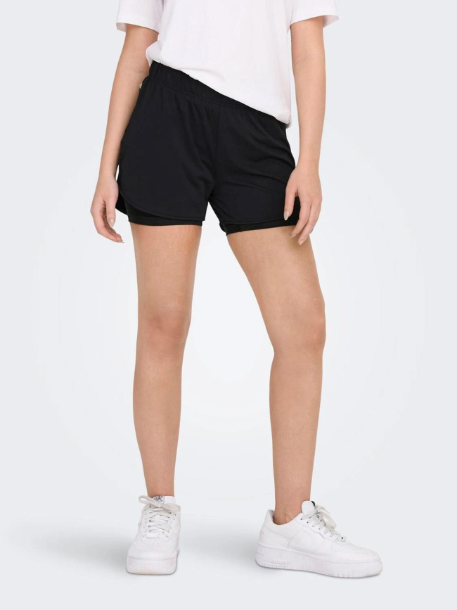 Short de sport mila noir femme - Only Play