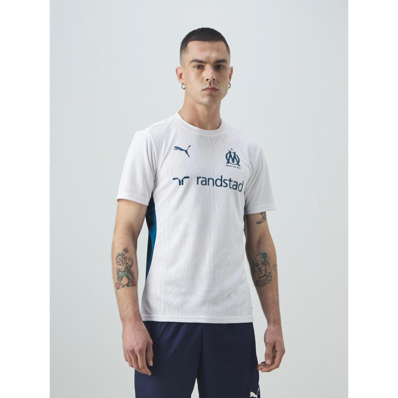 Maillot de football OM training 24/25 blanc homme - Puma