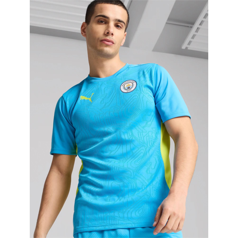 Maillot d'entrainement football mcfc trg bleu adulte - Puma