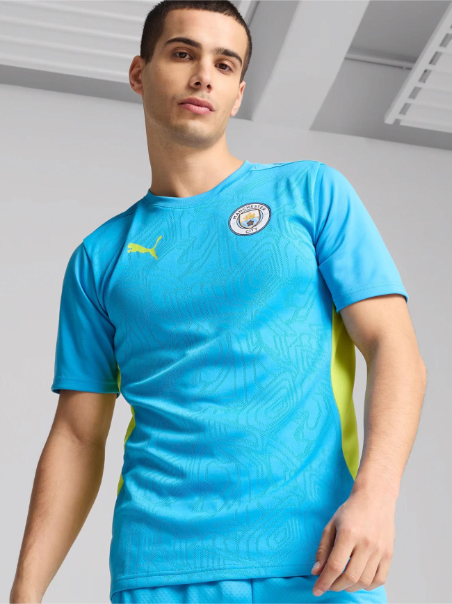 Maillot d'entrainement football mcfc trg bleu adulte - Puma