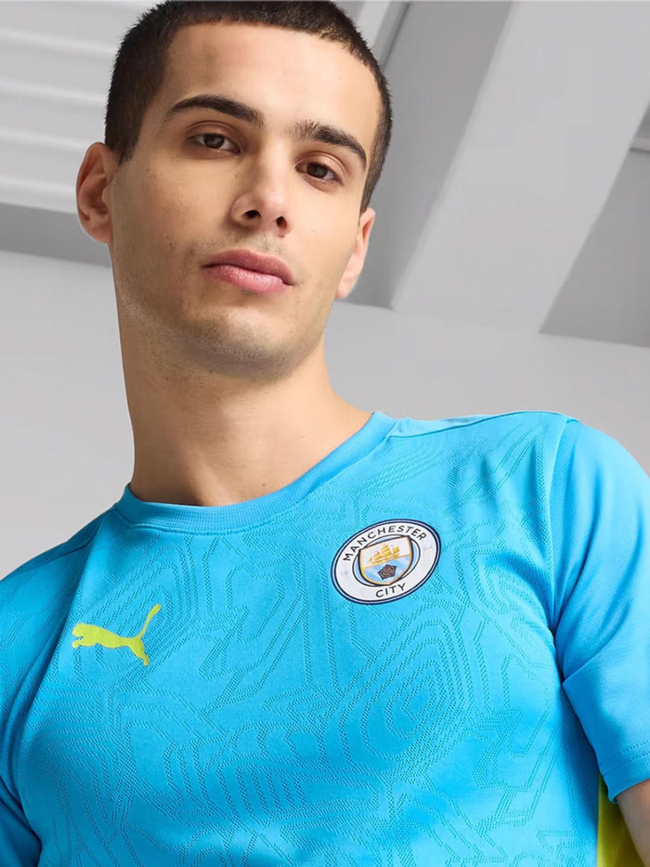 Maillot d'entrainement football mcfc trg bleu adulte - Puma