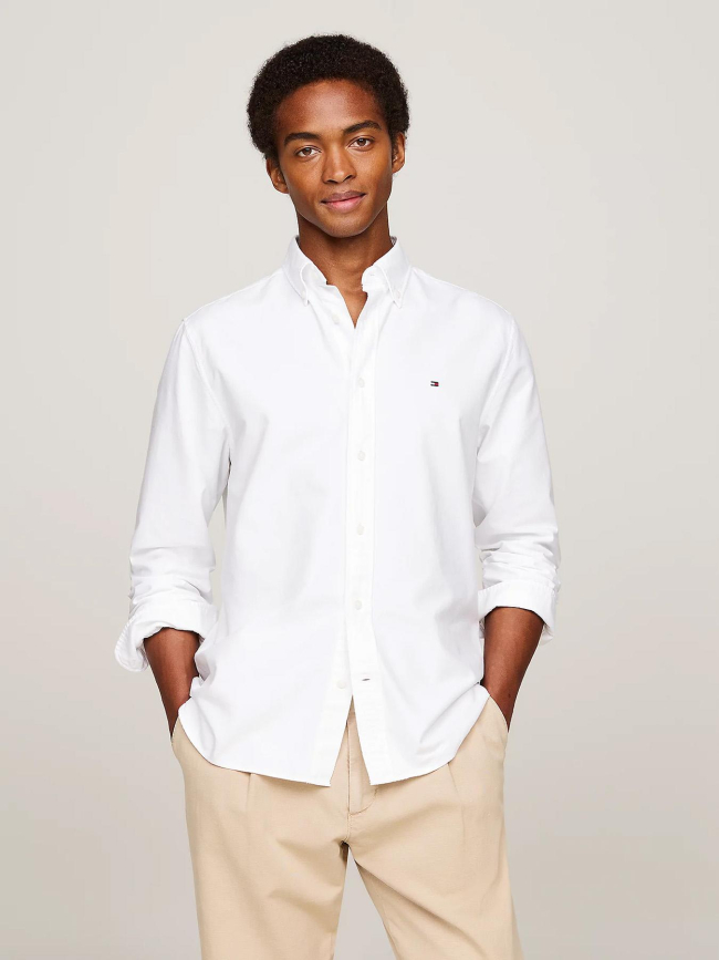 Chemise solid héritage oxford blanc homme - Tommy Hilfiger