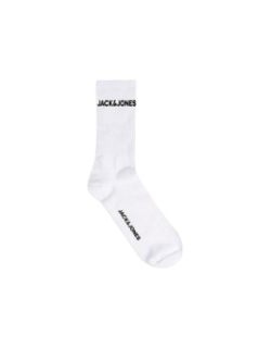 Pack de 5 paires de chaussettes basic logo blanc - Jack & Jones