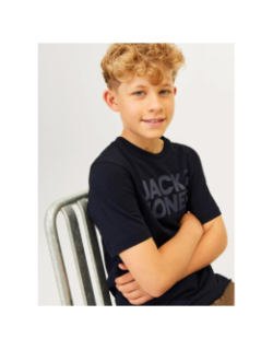 T-shirt corp logo noir enfant - Jack & Jones