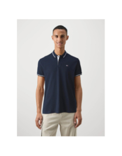 Polo regular tipping bleu marine homme - Tommy Jeans