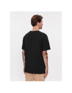 T-shirt regular linear logo noir homme - Tommy Jeans