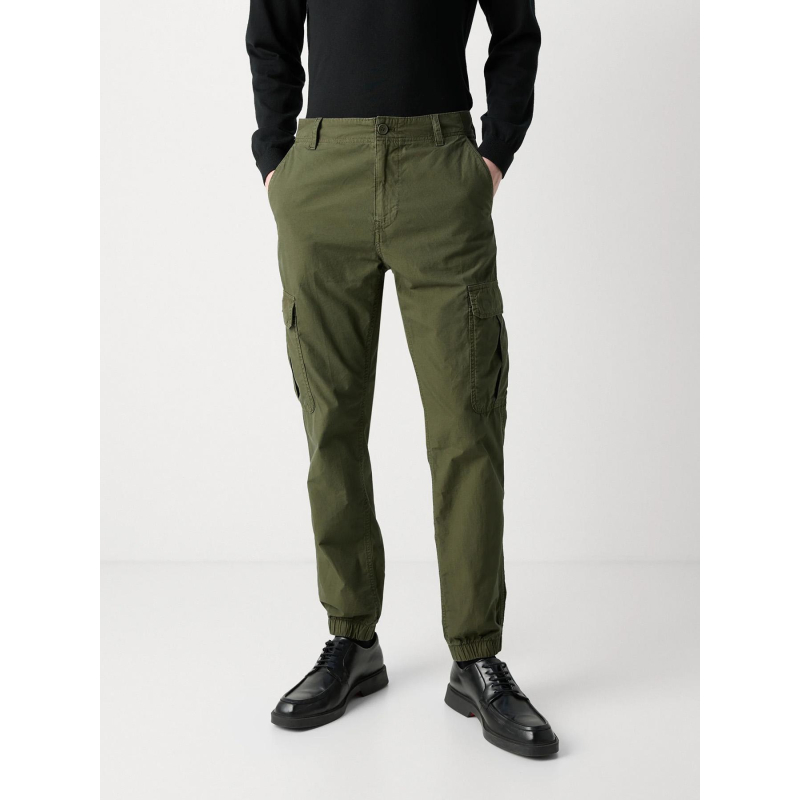 Pantalon relaxed cargo ethan ripstop vert homme - Tommy Jeans