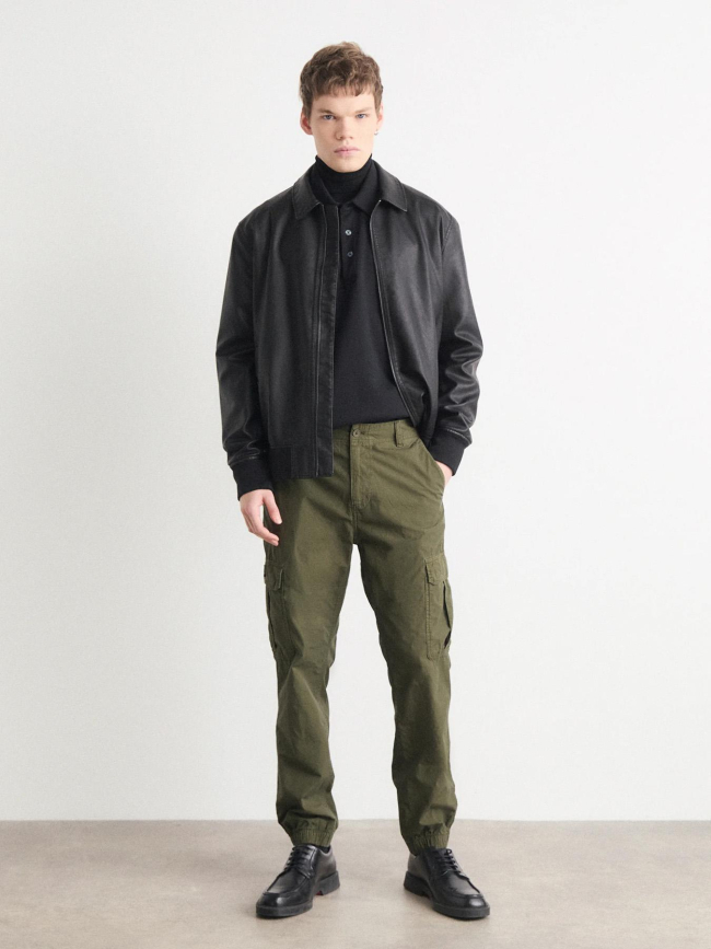 Pantalon relaxed cargo ethan ripstop vert homme - Tommy Jeans