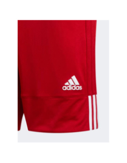 Short de basketball reversible rouge blanc enfant - Adidas