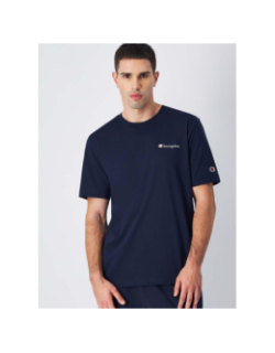 T-shirt crewneck petit logo bleu marine homme - Champion