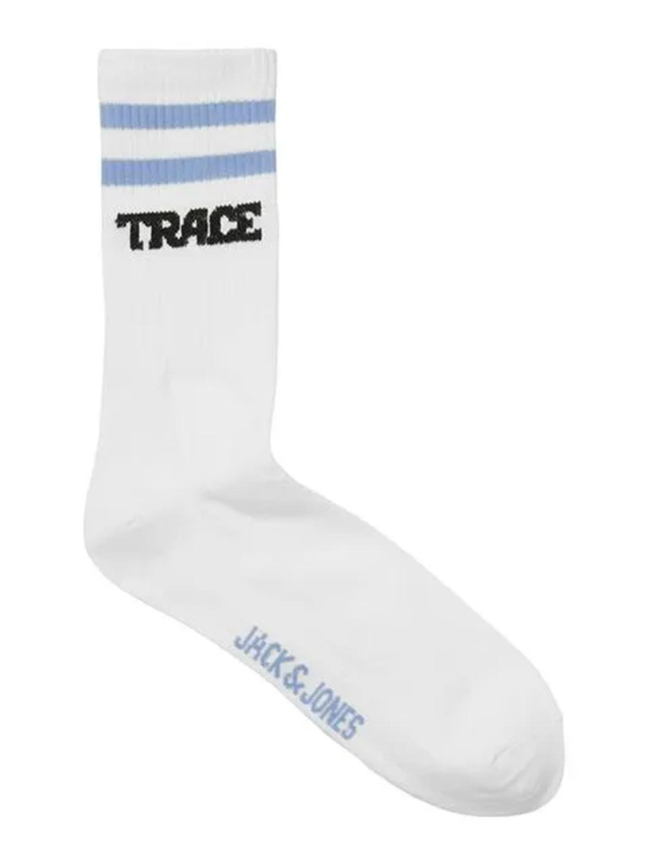 Pack de 3 paires de chaussettes jactrace tennis blanc homme - Jack &