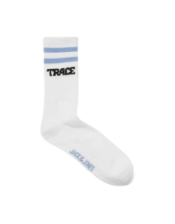 Pack de 3 paires de chaussettes jactrace tennis blanc homme - Jack &