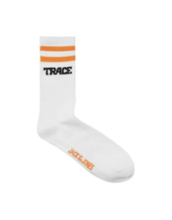 Pack de 3 paires de chaussettes jactrace tennis blanc homme - Jack &