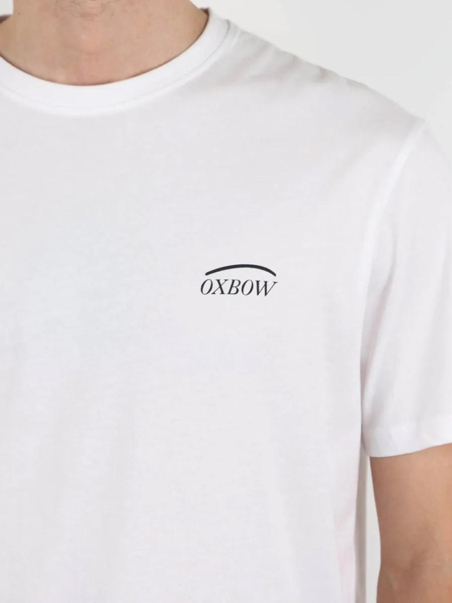 T-shirt tagtan imprimé 4flo blanc homme - Oxbow