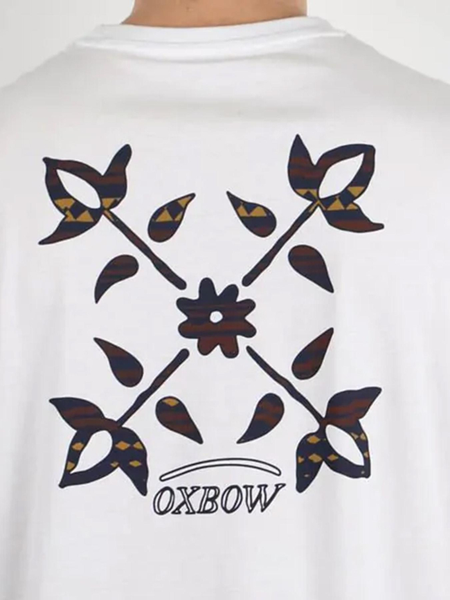 T-shirt tagtan imprimé 4flo blanc homme - Oxbow