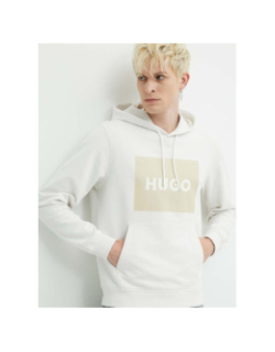 Sweat à capuche duratschi blanc écru homme - Hugo