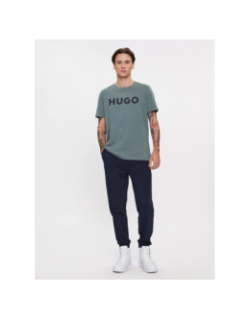 T-shirt dulivio vert homme - Hugo