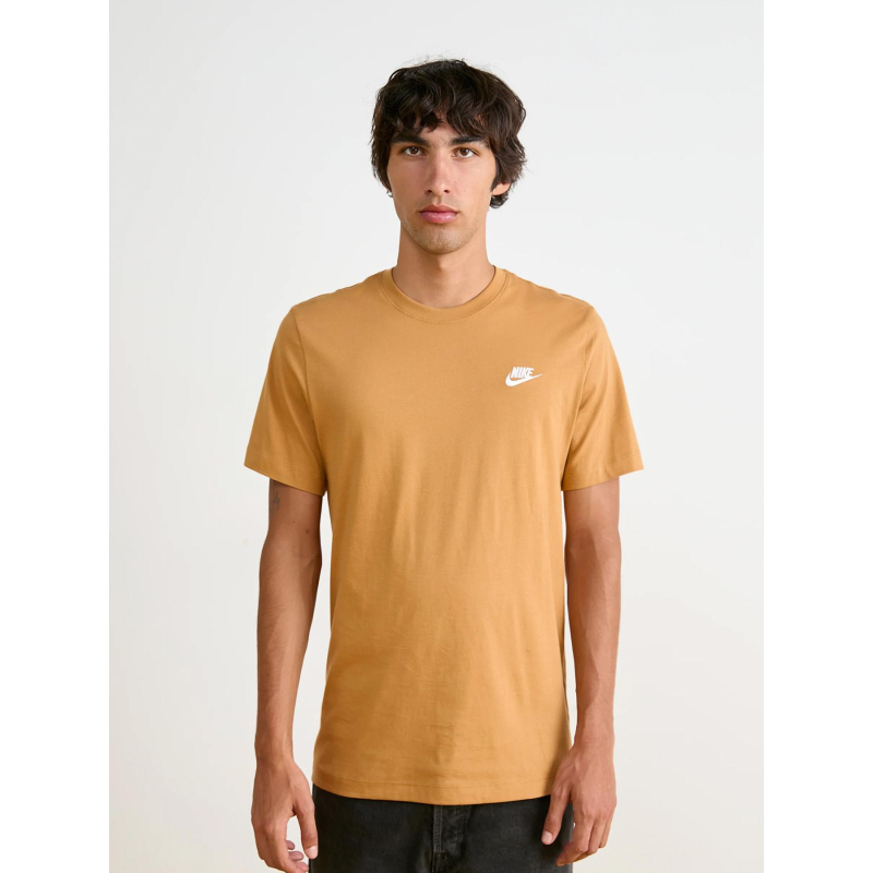 T-shirt nsw club tee logo marron homme - Nike