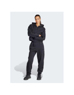 Ensemble sweat zippé jogging noir femme - Adidas