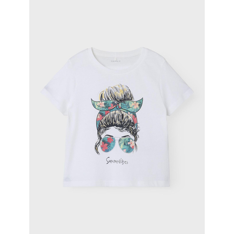 T-shirt summer farine blanc fille - Name it